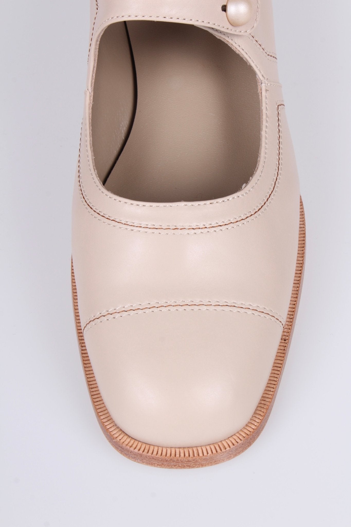 1920s everyday shoe - Cream - Ruby