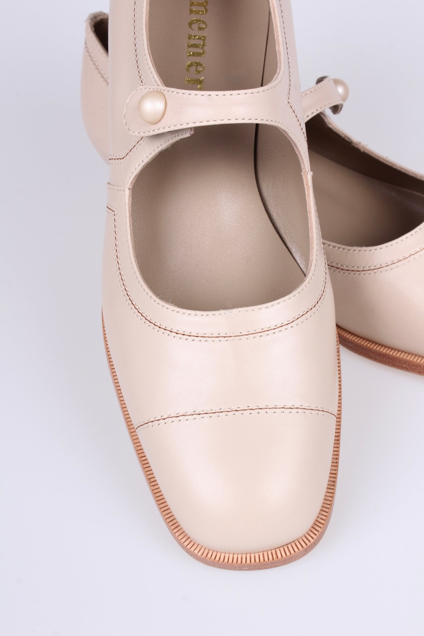1920s everyday shoe - Cream - Ruby