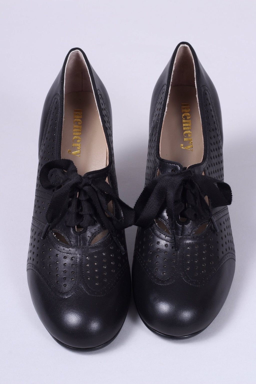 Early 1930s oxford high heels- Black - Marie