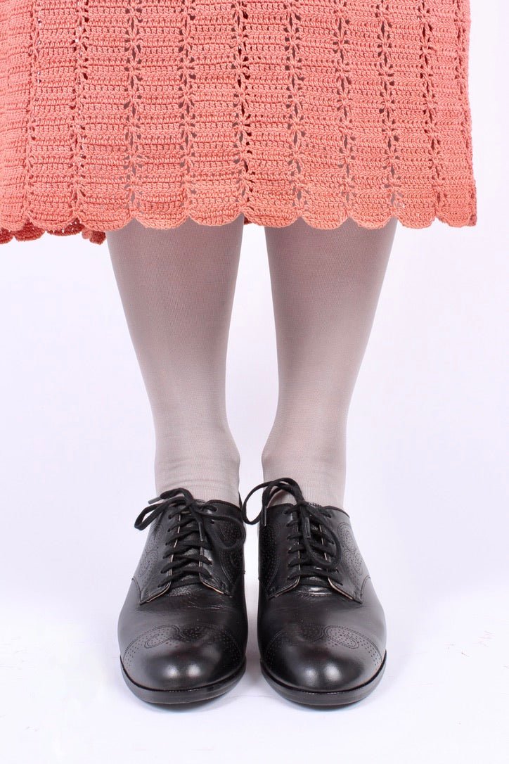 Classic 1930s Oxfords - Black- Juliette