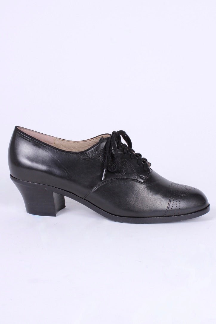 Classic 1930s Oxfords - Black- Juliette