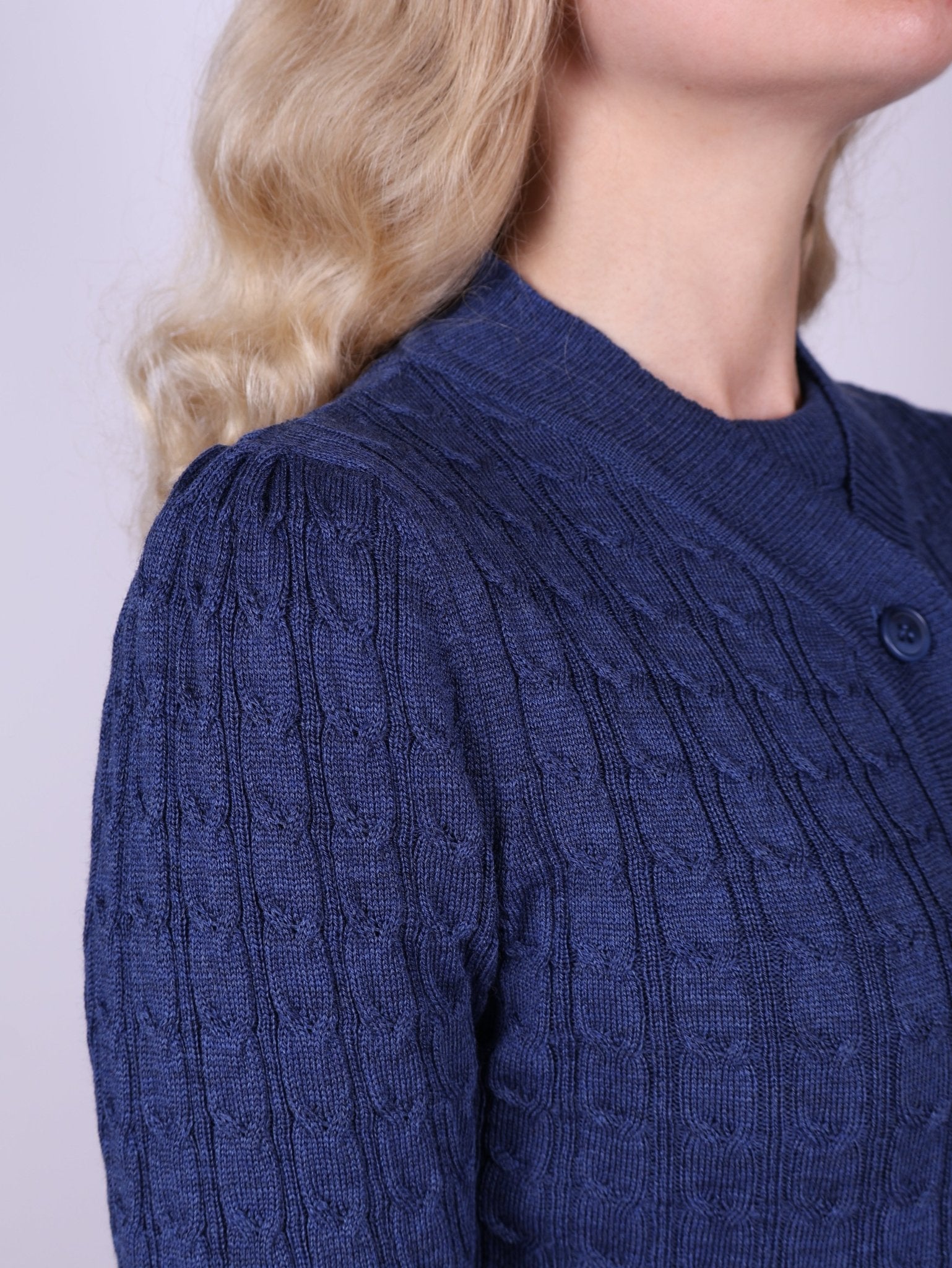 1940s style Cardigan - Blue - Joanne