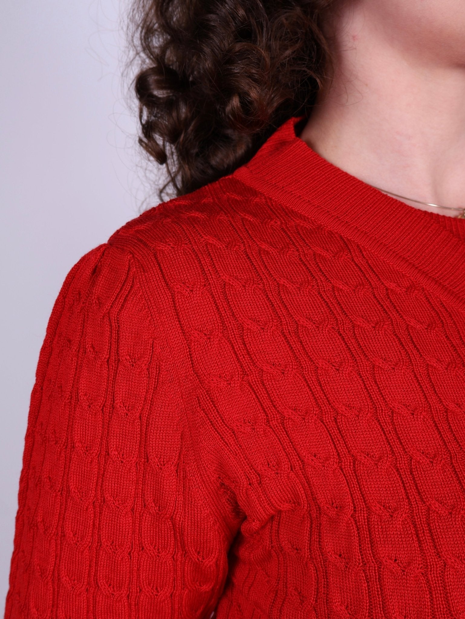 1940s style Cardigan - Red - Joanne