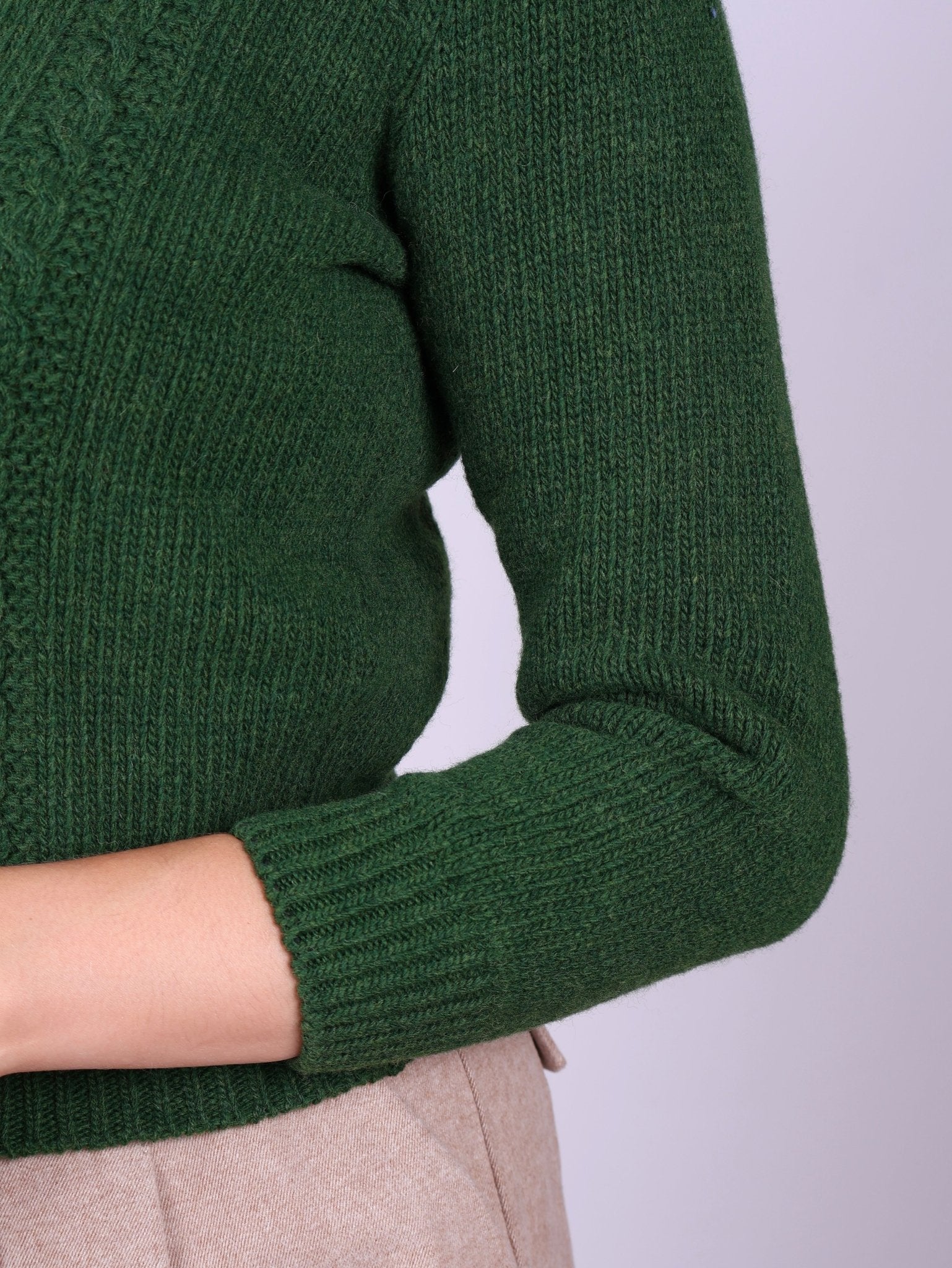 1940s vintage style pullover - Green - Gertrud