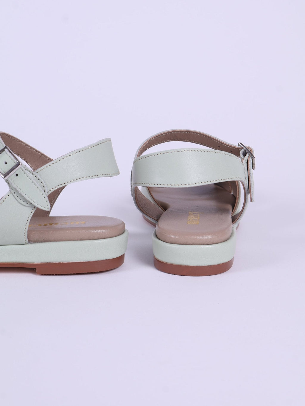 1950s sandals with claud-shaped pattern - Mint - Joy