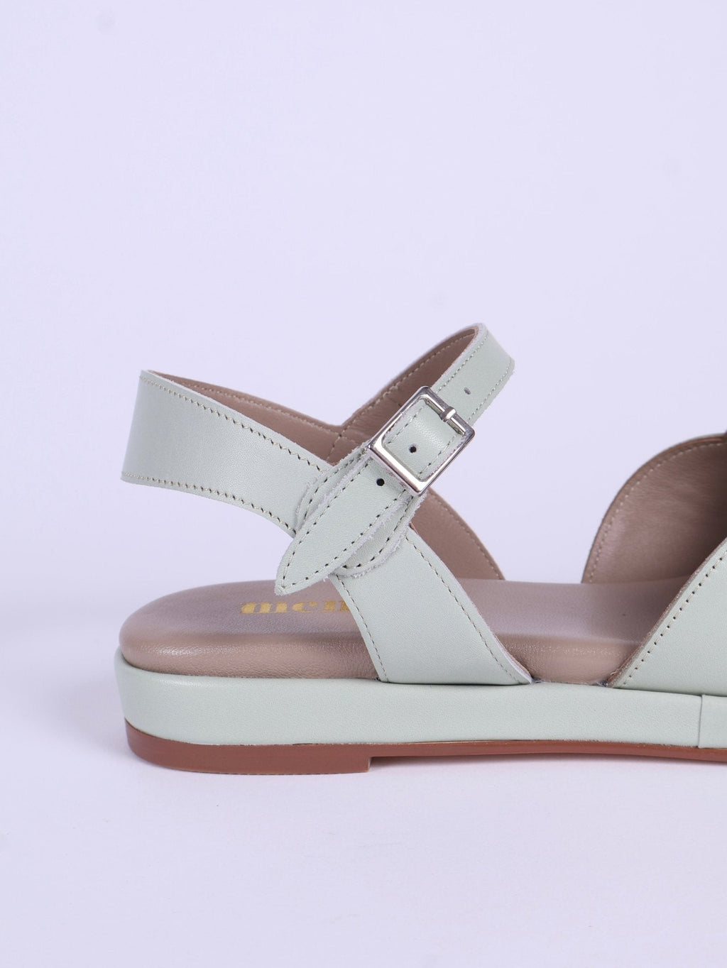 1950s sandals with claud-shaped pattern - Mint - Joy