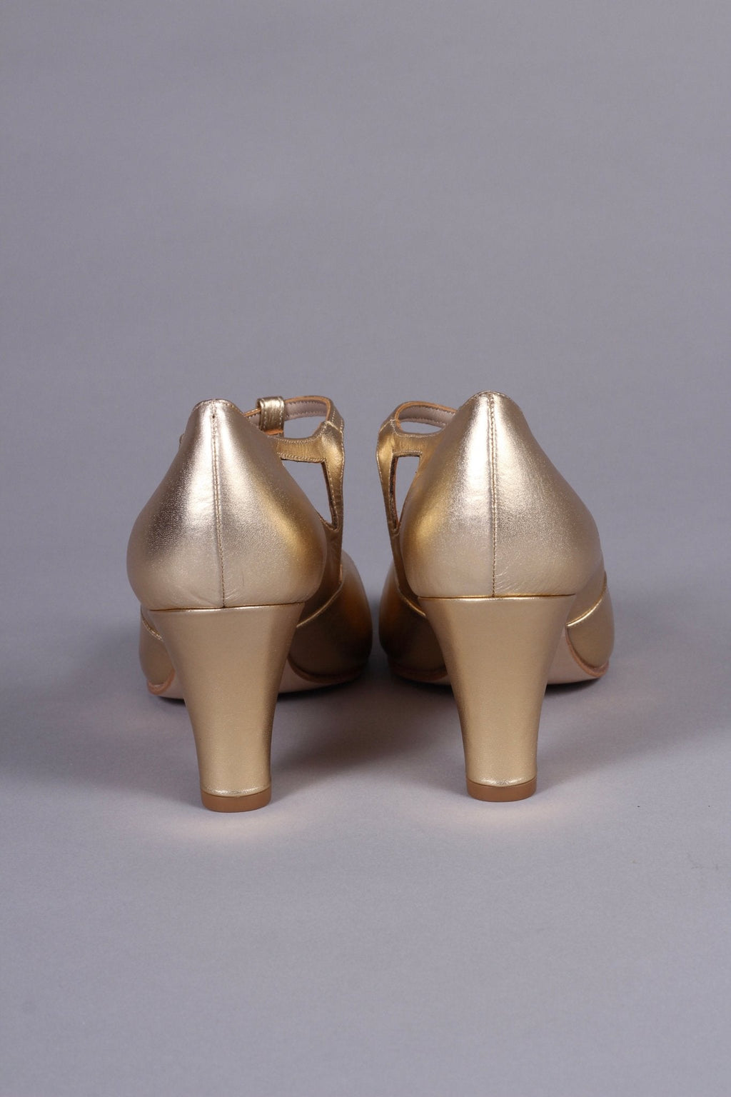 Early 1930s  Art Deco evening sandals - Gold - Helen
