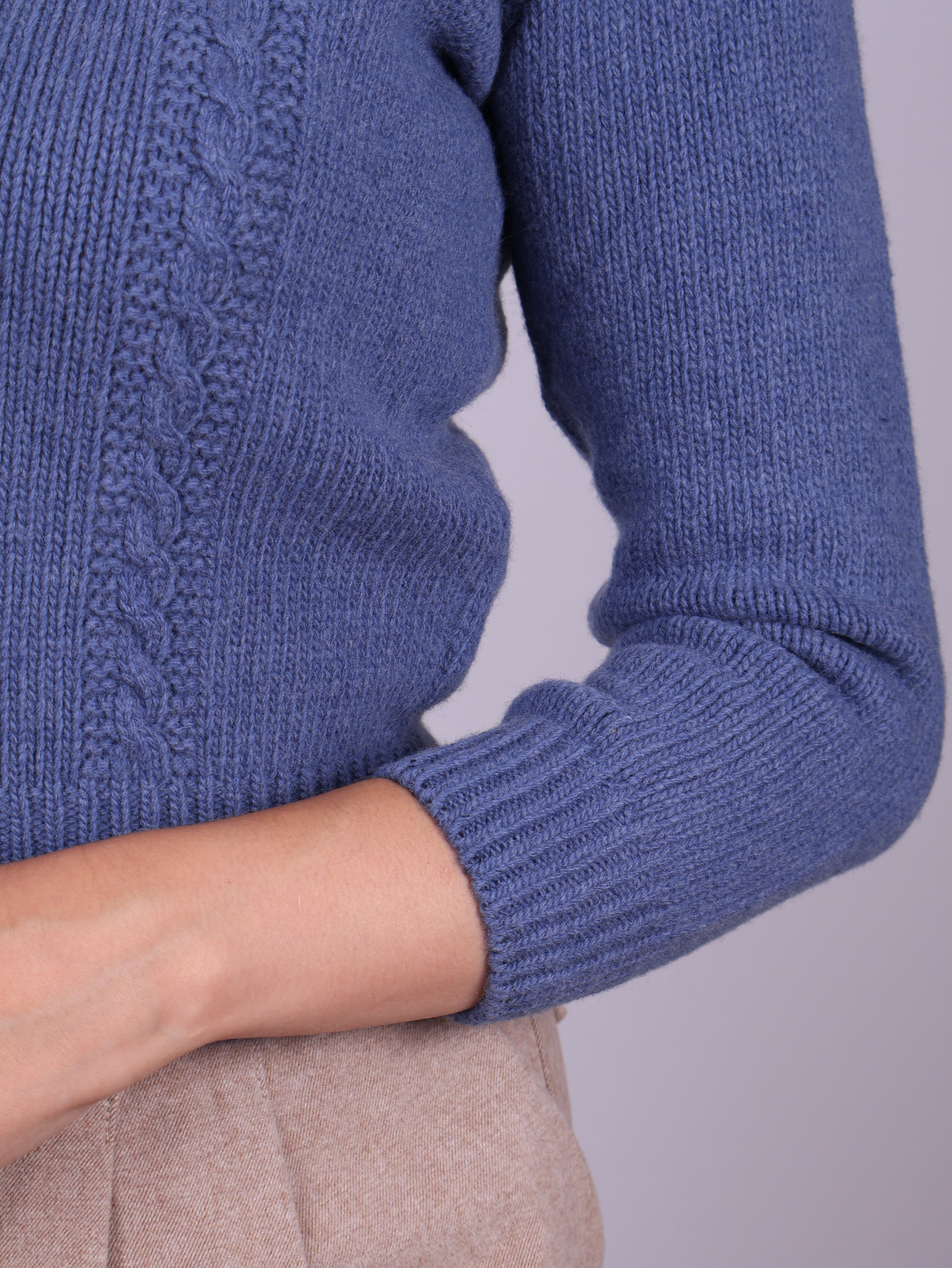 1940s vintage style pullover - Light blue - Gertrud