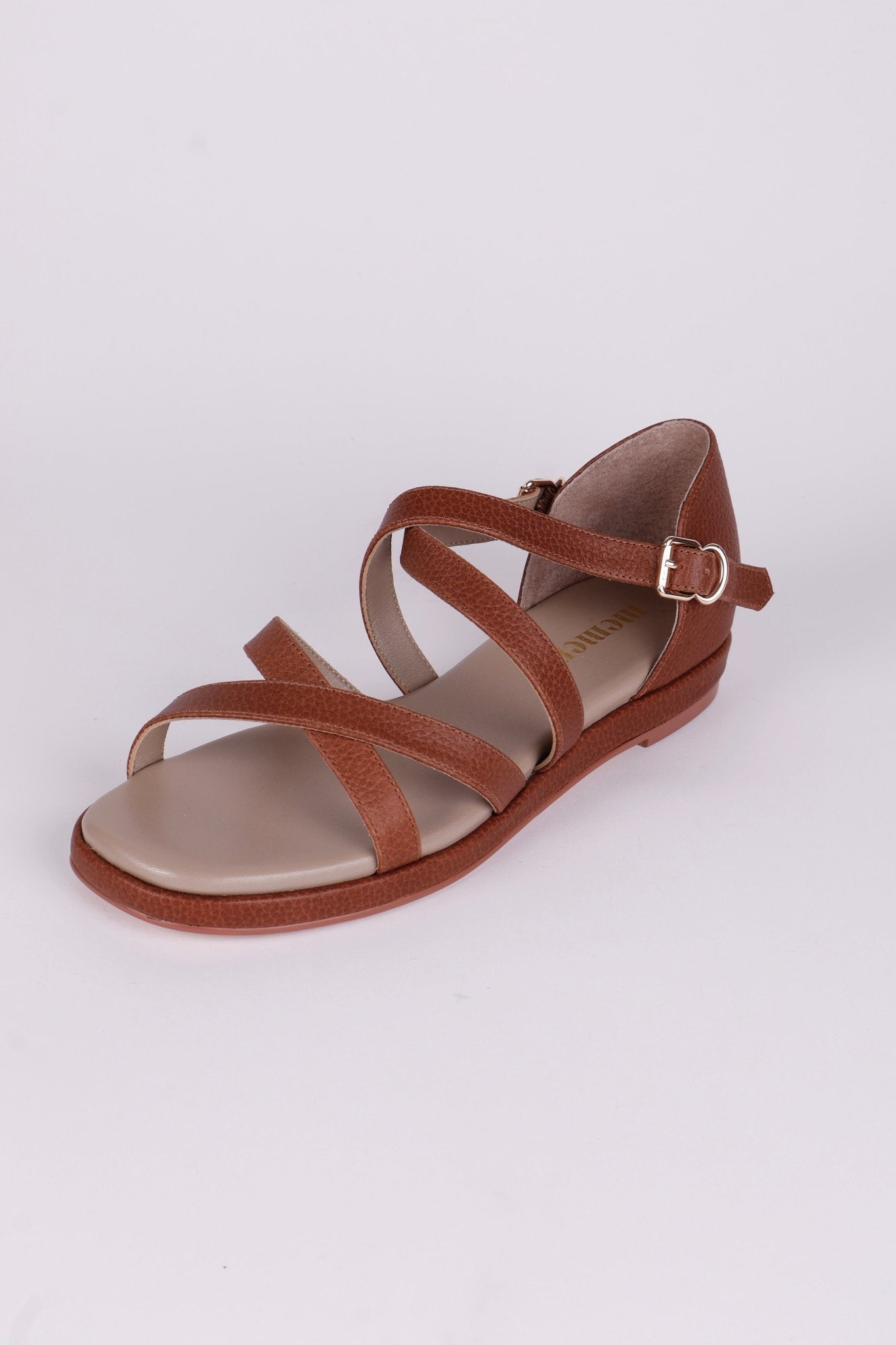 Early 1950s summer sandals - Brown - Sophia