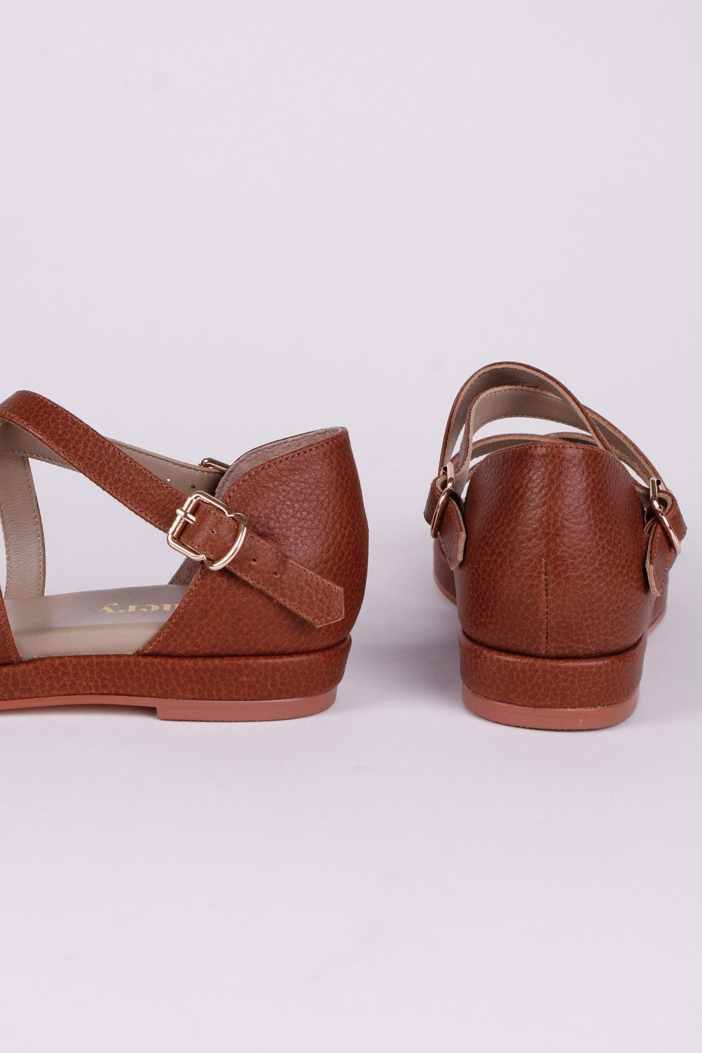 Early 1950s summer sandals - Brown - Sophia