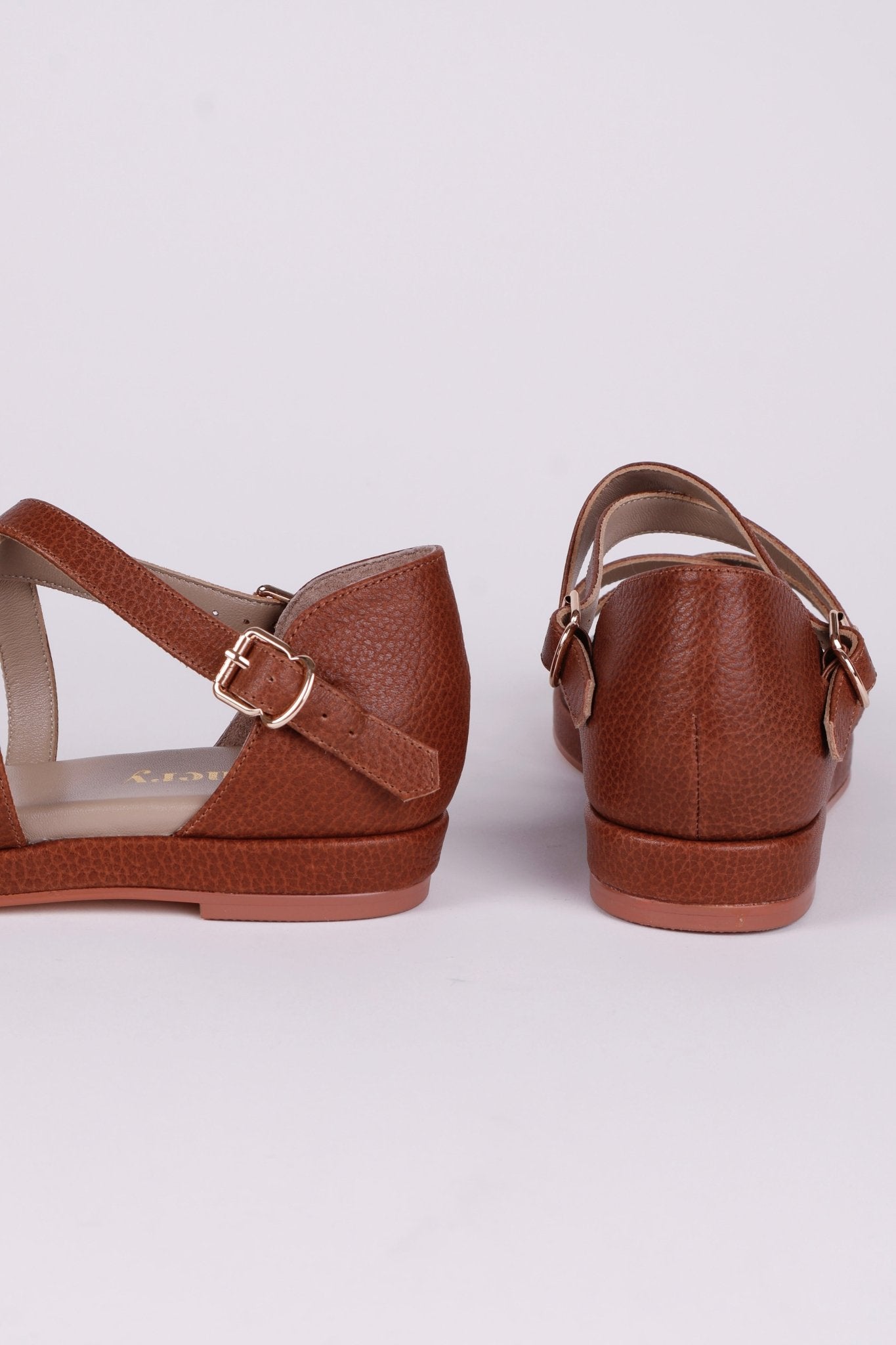 Early 1950s summer sandals - Brown - Sophia