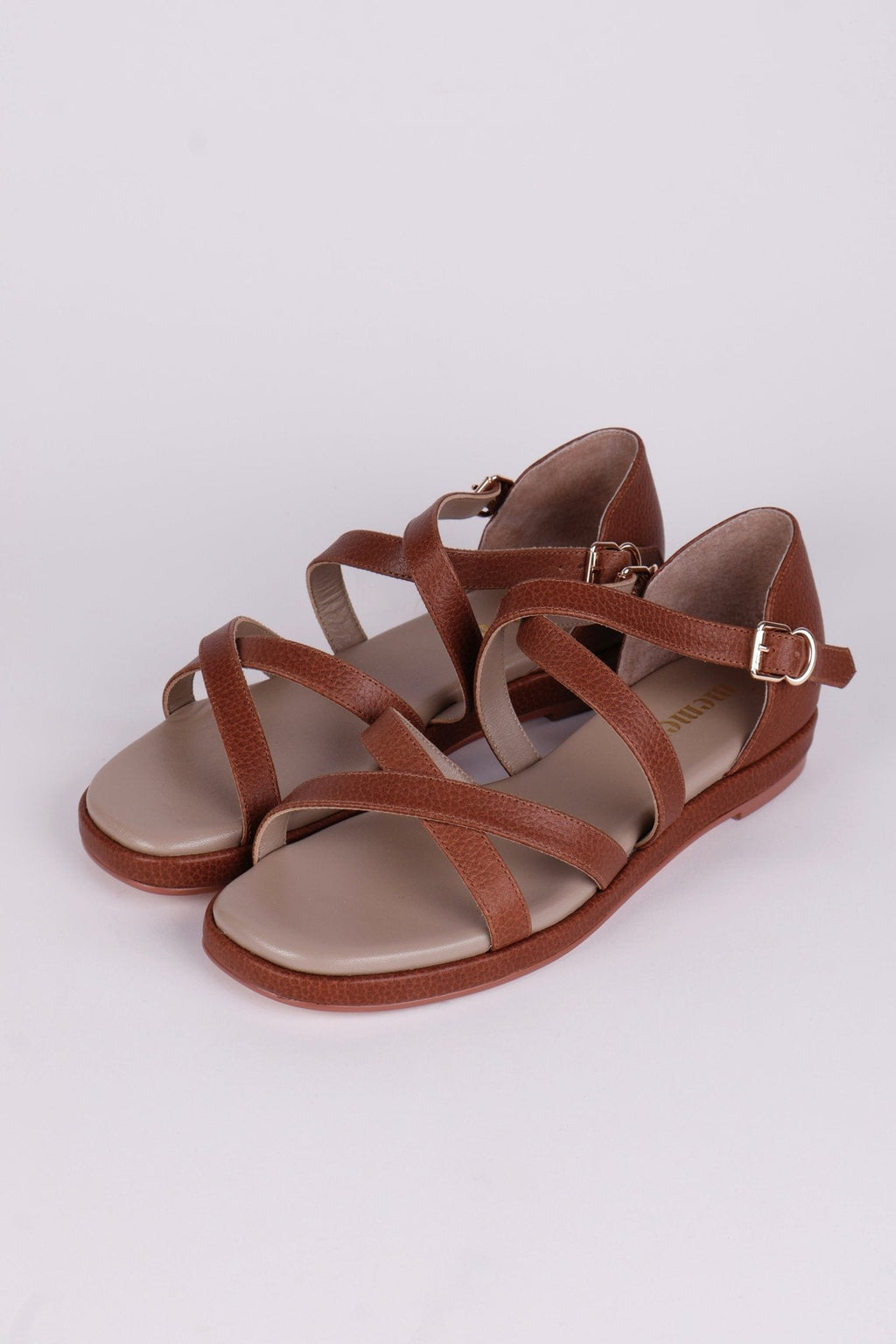 Early 1950s summer sandals - Brown - Sophia