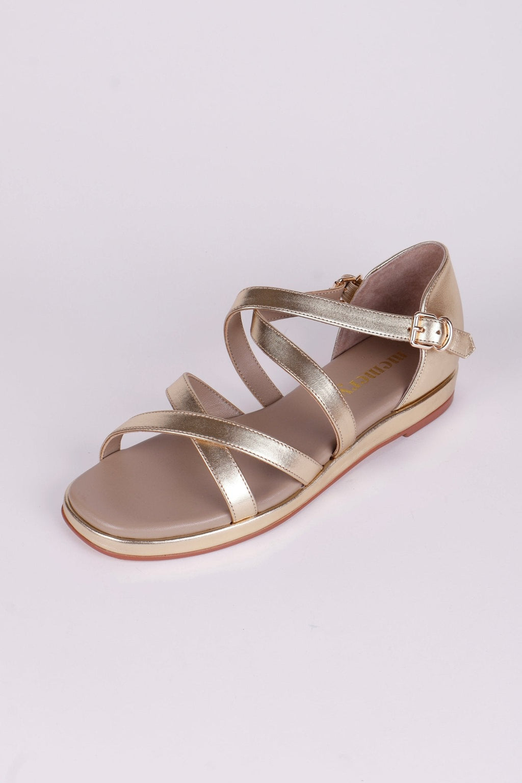 Early 1950s summer sandals - Gold - Sophia