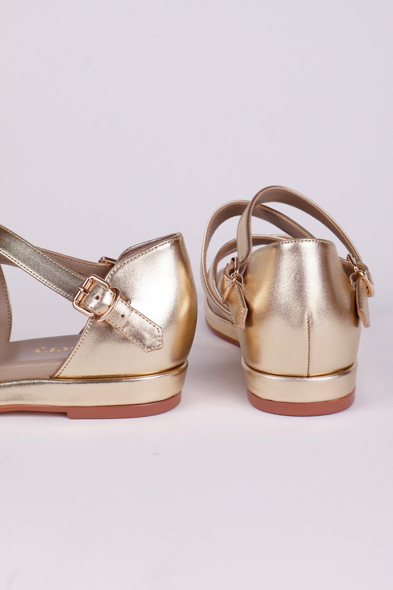 Early 1950s summer sandals - Gold - Sophia