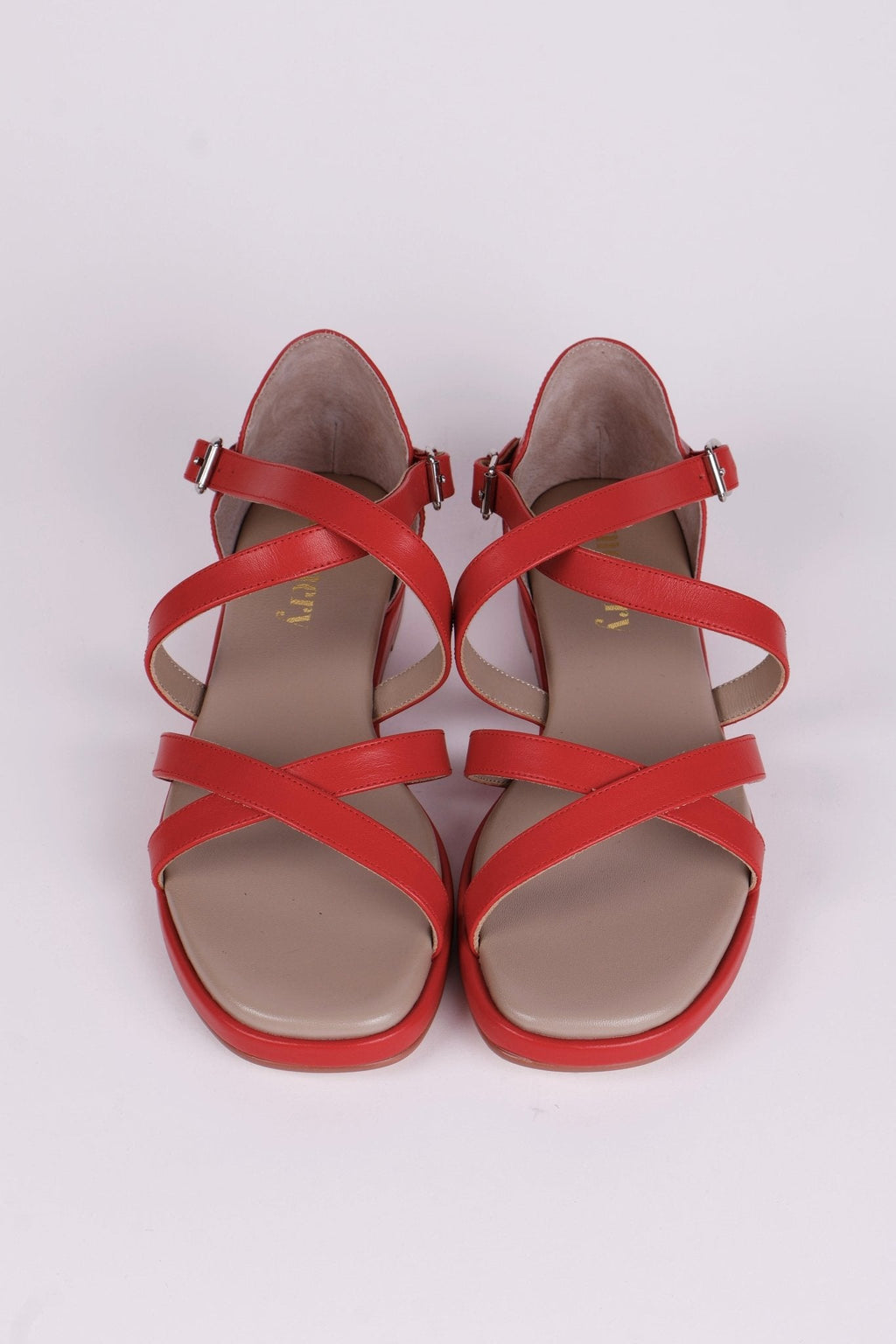 Early 1950s summer sandals - Red - Sophia