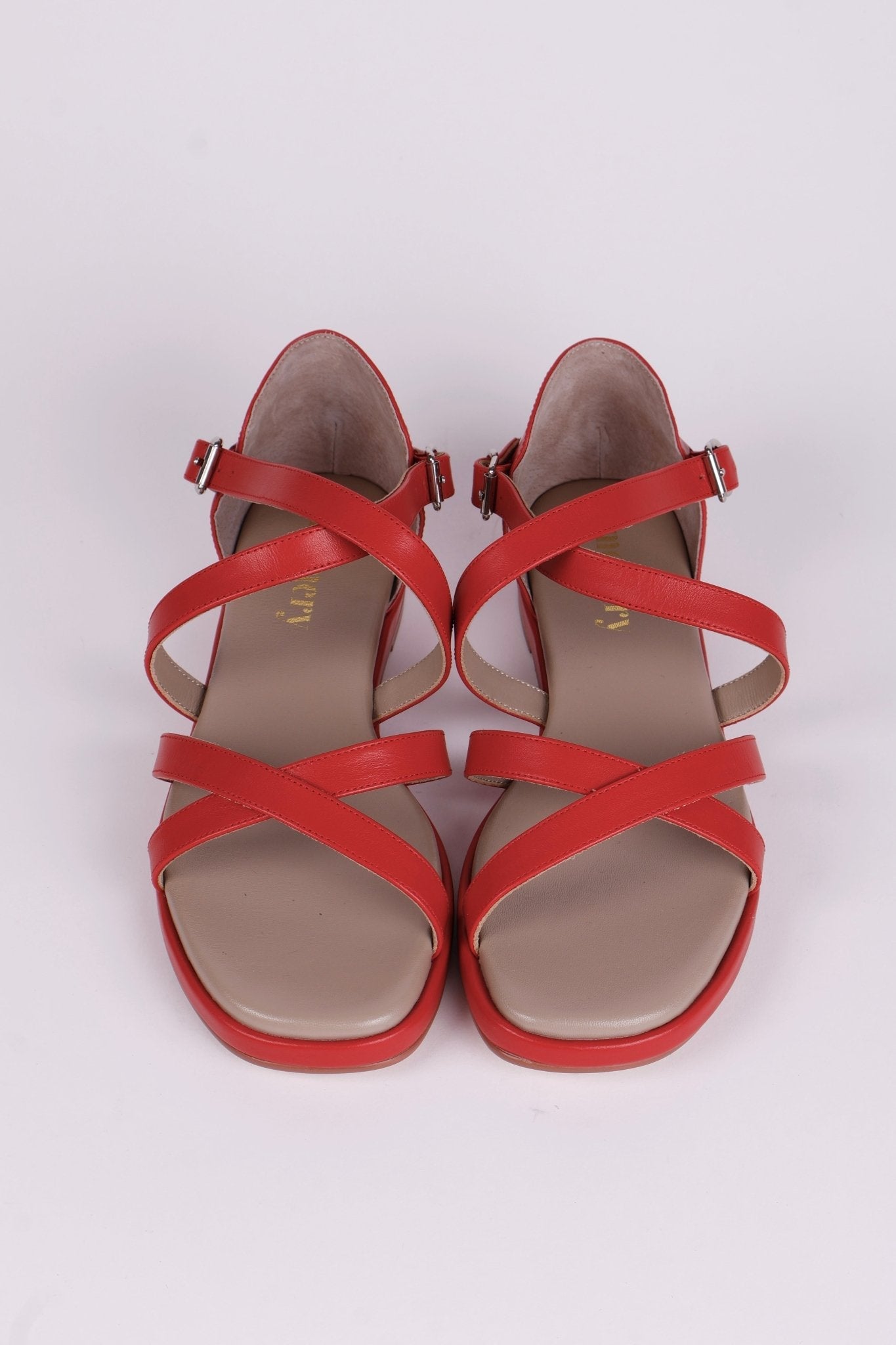 Early 1950s summer sandals - Red - Sophia
