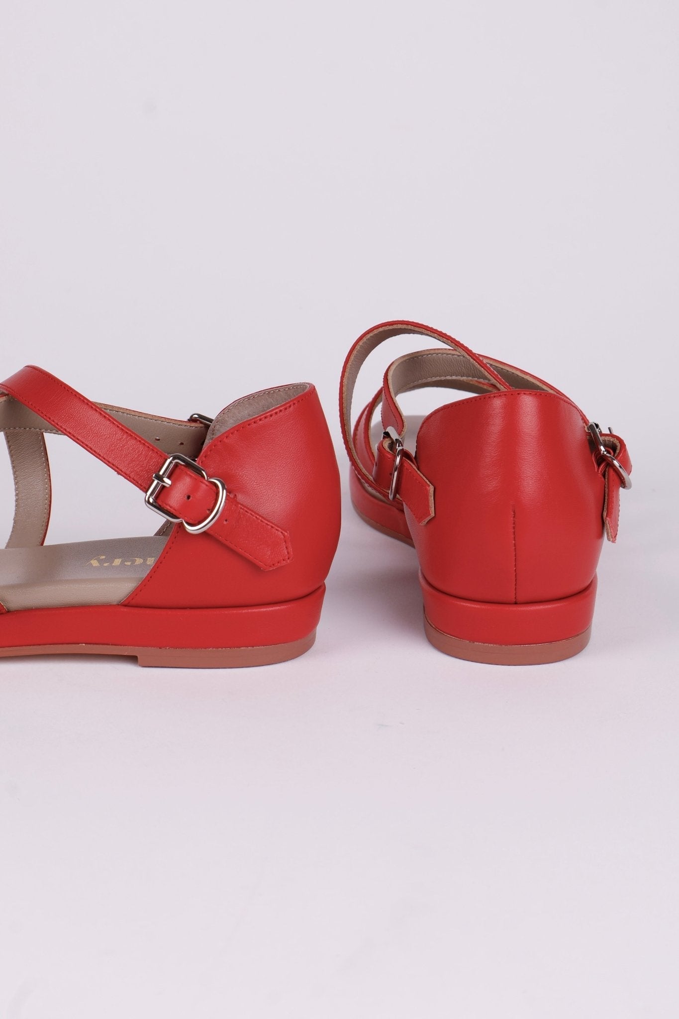 Early 1950s summer sandals - Red - Sophia