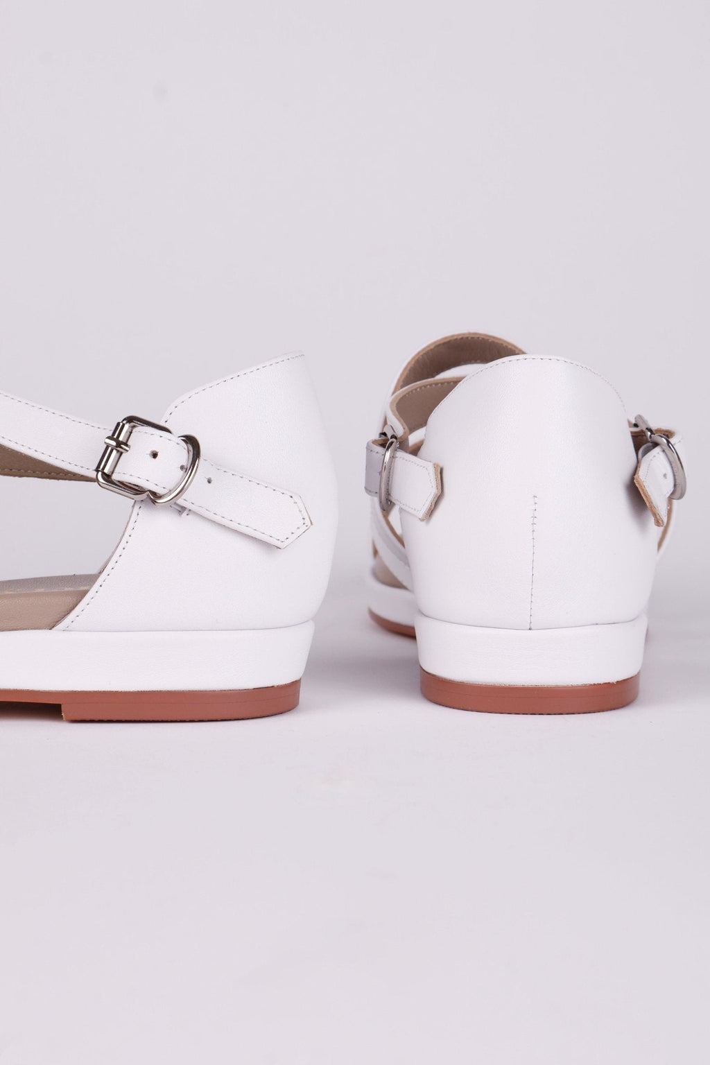 Early 1950s summer sandals - White - Sophia