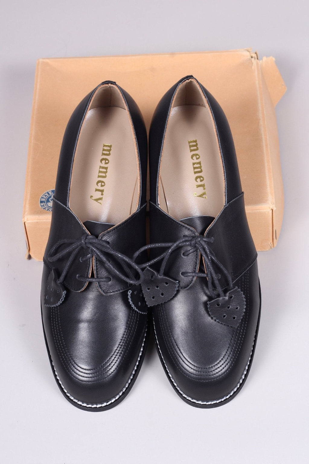 40s Derby shoe with tassels - Black - Billie