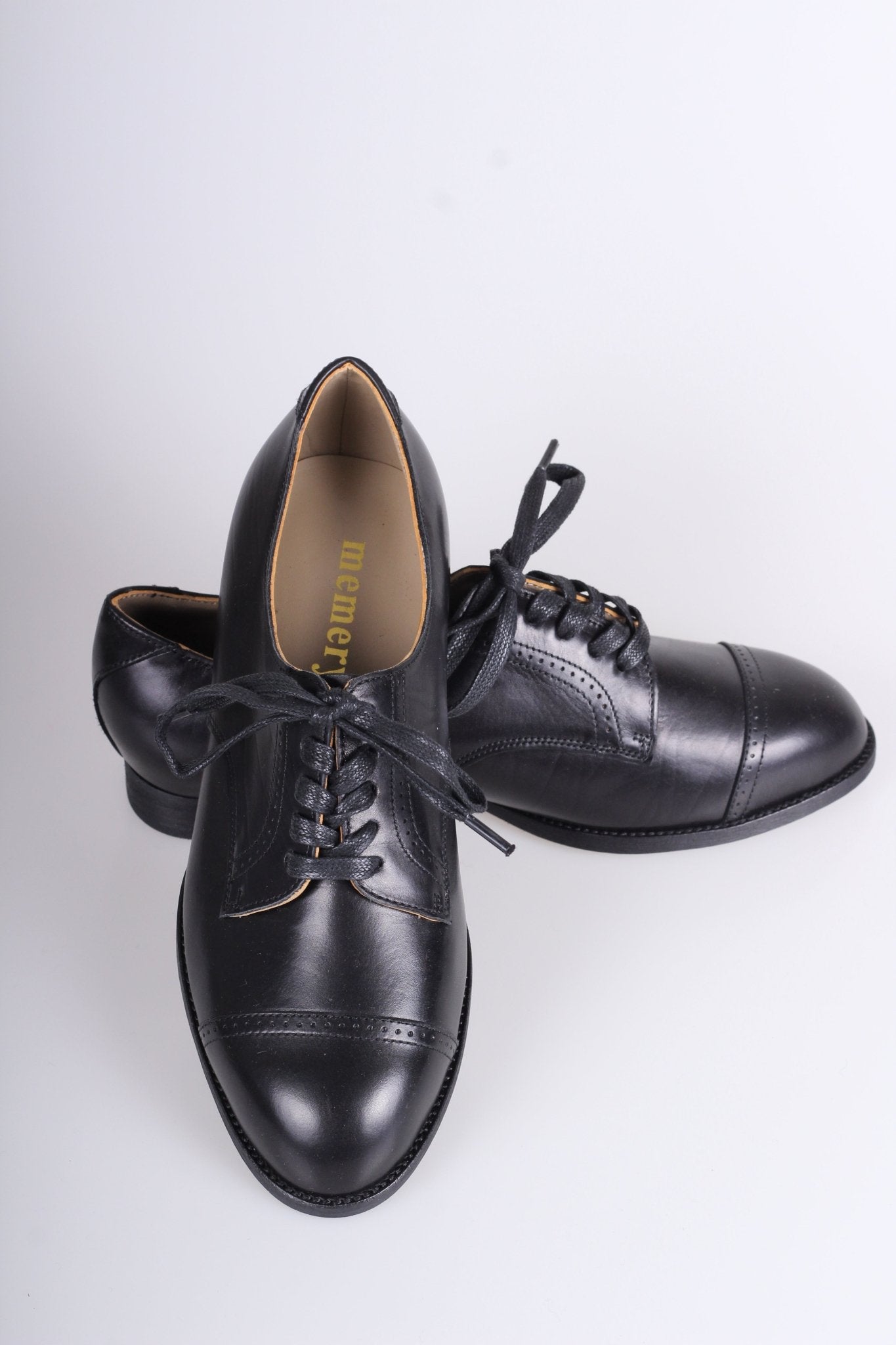 1940s Derby shoes - Black - Eleanor