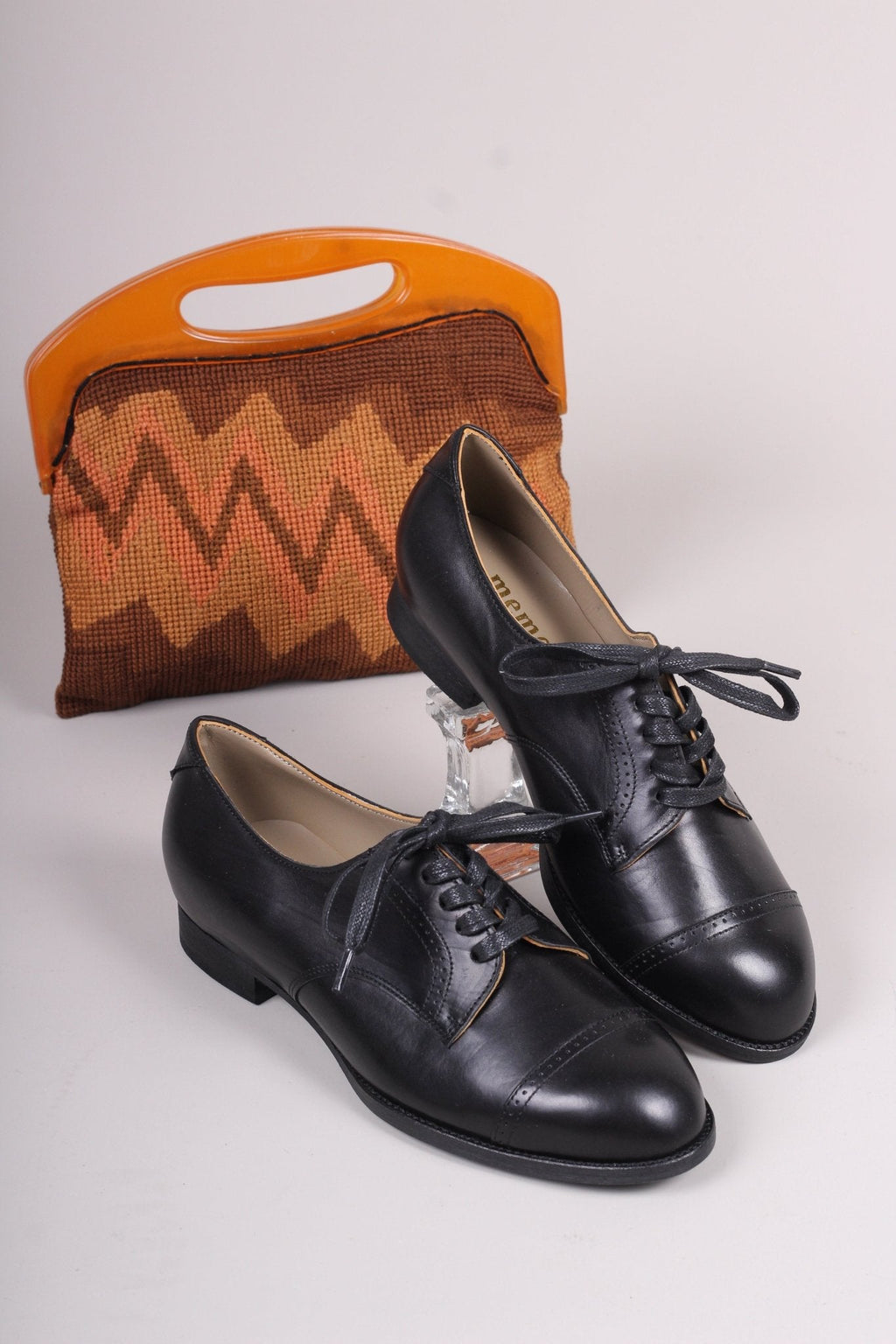1940s Derby shoes - Black - Eleanor