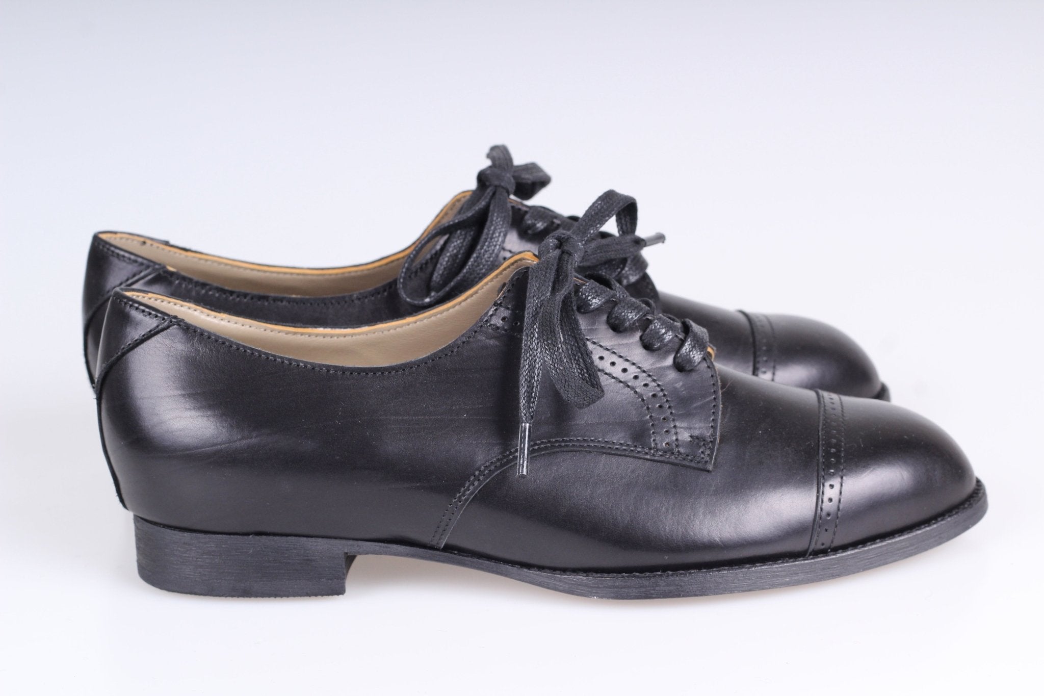 1940s Derby shoes - Black - Eleanor