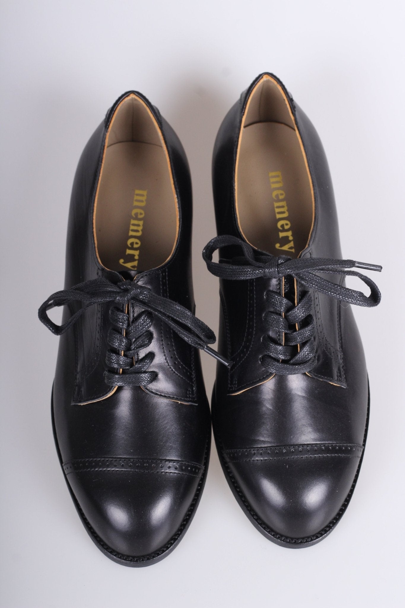 1940s Derby shoes - Black - Eleanor